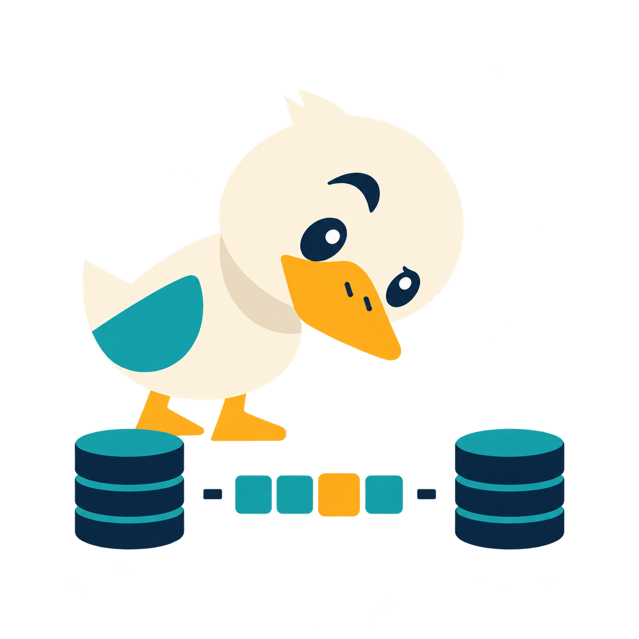 DumpTales duck and database logo