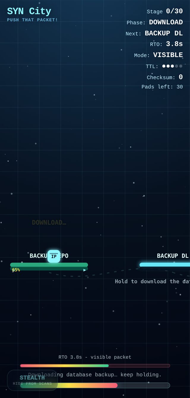 SYN City — Disaster Recovery gameplay